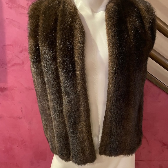 Originals Antthony Women's Black Faux Night Vest One Size Fits M to L